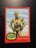 1977 Topps Star Wars #98 C-3PO Vintage Trading Card See-Thr