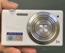 Samsung MV800 Digital Compact Camera White CCD 16.1MP 5X English 95 NEW