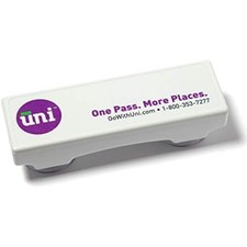 E-PASS Uni Prepaid Portable Toll Pass Transponder 19 States 2-Axle White
