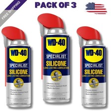 3 pack WD-40 Specialist Water Resistant Silicone Lubricant, 11 oz