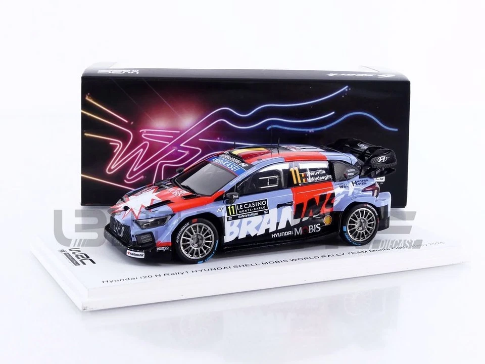 SPARK 1/43 - HYUNDAI I20 N RALLY1 - RALLYE MONTE-CARLO 2026 S6917 - Photo 1/1