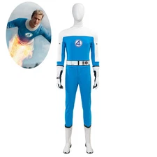Human Torch Costume The Fantastic Four:First Steps cosplay suit Johnny ver.2