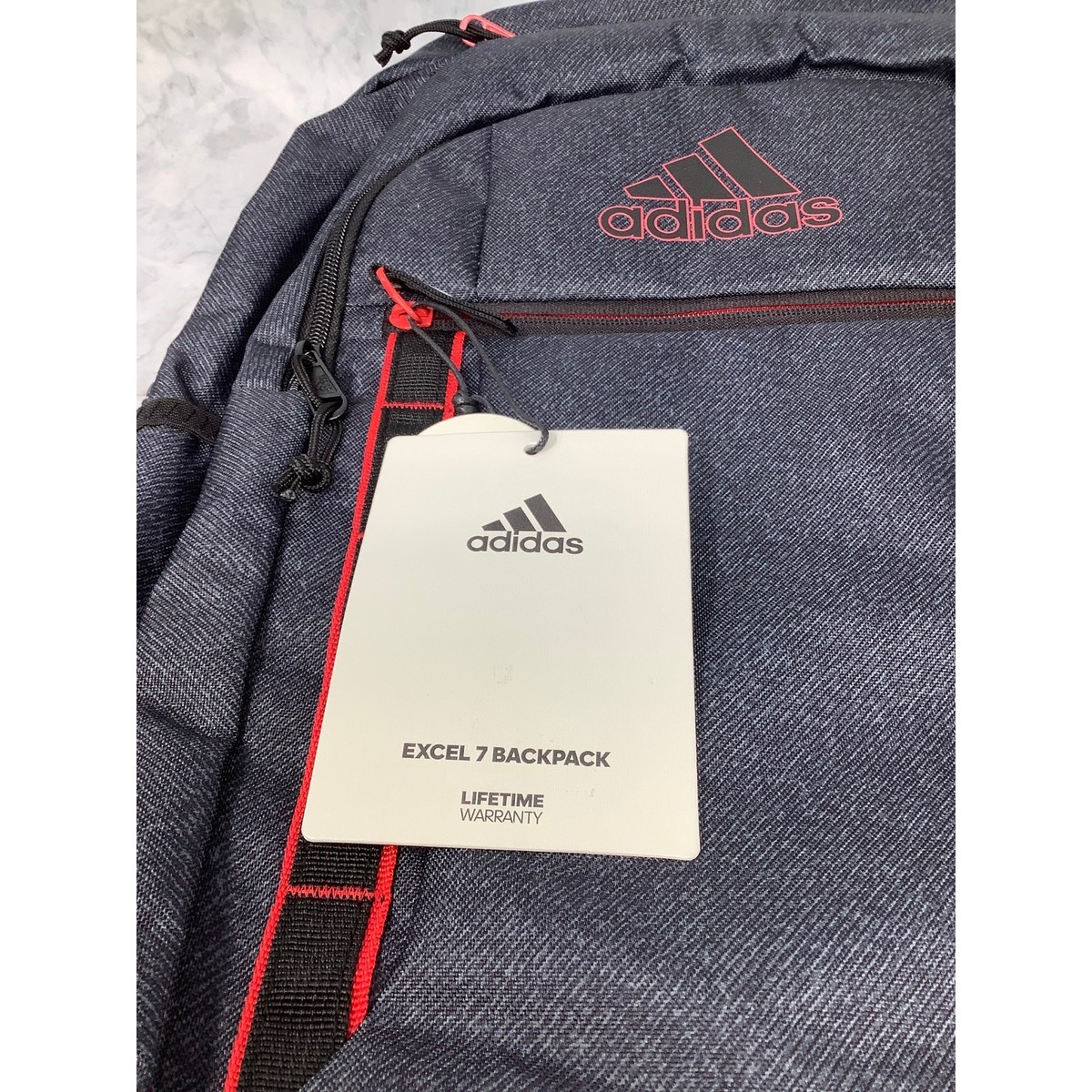 ベルセルク　パック Adidas Mens Excel 7 Backpack Laptop Bag Travel Twill Black Better