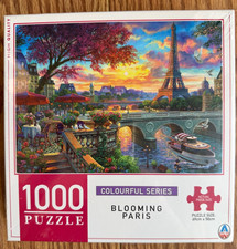 ARROW PUZZLES COLORFUL SERIES "BLOOMING PARIS" 1000 PC JIGSAW PUZZLE SEALED