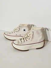Converse Women's Chuck Taylor Run Star Hike White Platform Shoes Size 7.5