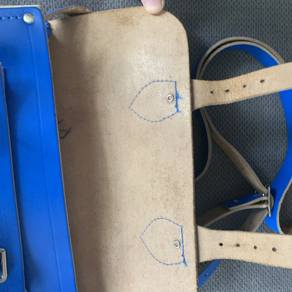 The Cambridge Satchel Company Classic 11" Purse Bag in Blue - Image 3 of 4