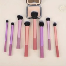 8pcs Makeup Brush Kit Soft Synthetic Hair Make Up Brushes Foundation Blush Eyesh
