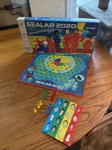 Vintage 70s Hanna-Barbera SEALAB 2020 Board Game Milton Bradley Complete Game
