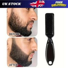 Boar Bristle Slick Back Hair And Beard Brush - Soft/Medium Smoothing Brush  UK