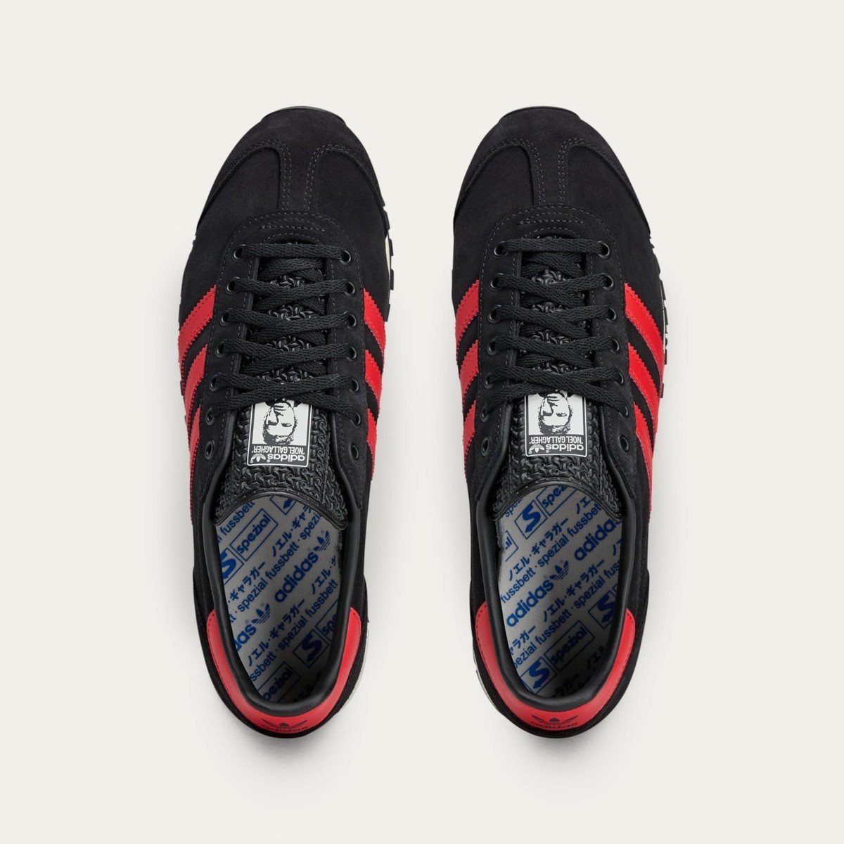adidas Originals × OASIS NG MARATHON SPZL KI9223 Core Black Red