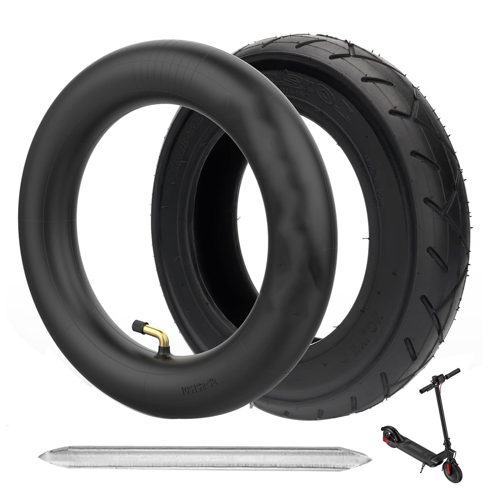 10x2.125 Tire and Inner Tube, 10 x 2.125" Inner Tube for Electric Scooter(1 Set)