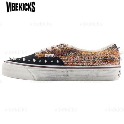 Vans Authentic Skateboard Shoes Unisex Black Brown VN000DB8BML Men New
