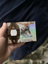 Topps Finest - Terrance West Cleveland Browns Autograph Memorabilia NFL Card