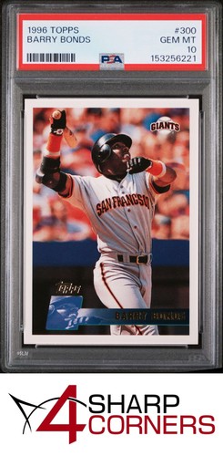 1996 TOPPS #300 BARRY BONDS GIANTS PSA 10