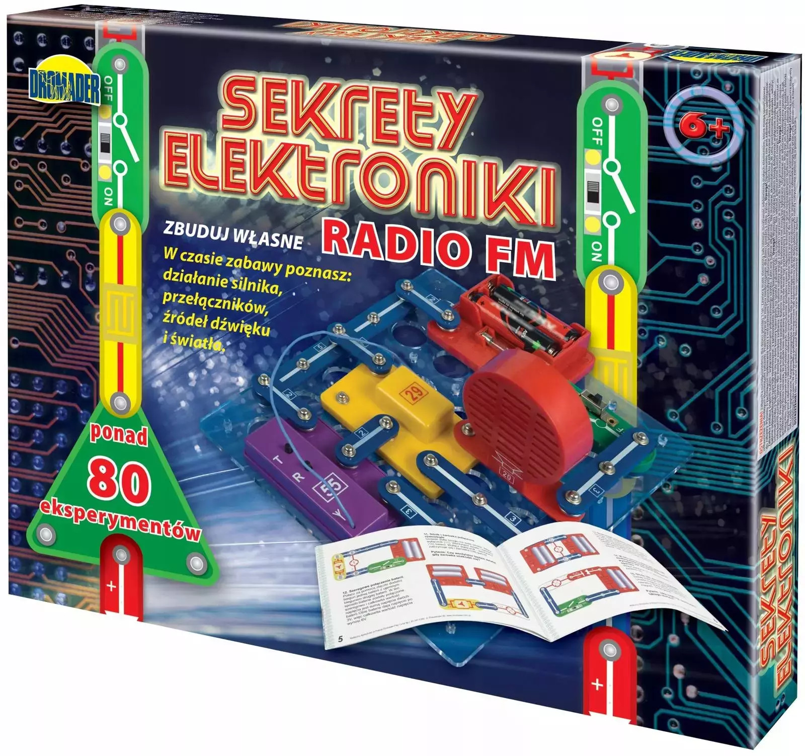 5900360859568 Sekrety elektroniki Radio FM Dromader 8890₽