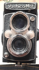 Yashica Mat-124 G – Appareil photo moyen format 6x6 vintage avec étui cuir