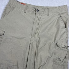 Vintage Nike ACG Cargo Pants Mens 36x32 Convertible Zip Off Tan Outdoor Hiking