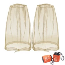 Benvo Mosquito Head Net Mesh Face Neck Fly Netting Hood from Bugs Gnats Noseeum