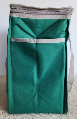  X3 WHOLE FOOD MARKET isolierte wiederverwendbare Kühlbox grün Einkaufstasche neu! - Bild 7 von 12