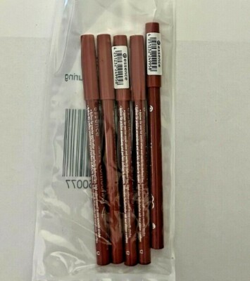 LOT OF 5 ESSENCE SOFT CONTOURING LIP LINER 07 LOST IN LOVE 0.04oz EACH