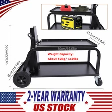 Professional Welder Welding Cart Plasma Cutter MIG TIG Universal Storage Tanks