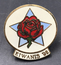 Vintage 1992 Kiwanis Rose Parade Bowl Pin 1" x 1"
