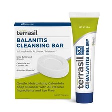 Balanitis Treatment 2-Product Ointment and Cleansing Bar System by Terrasil ...