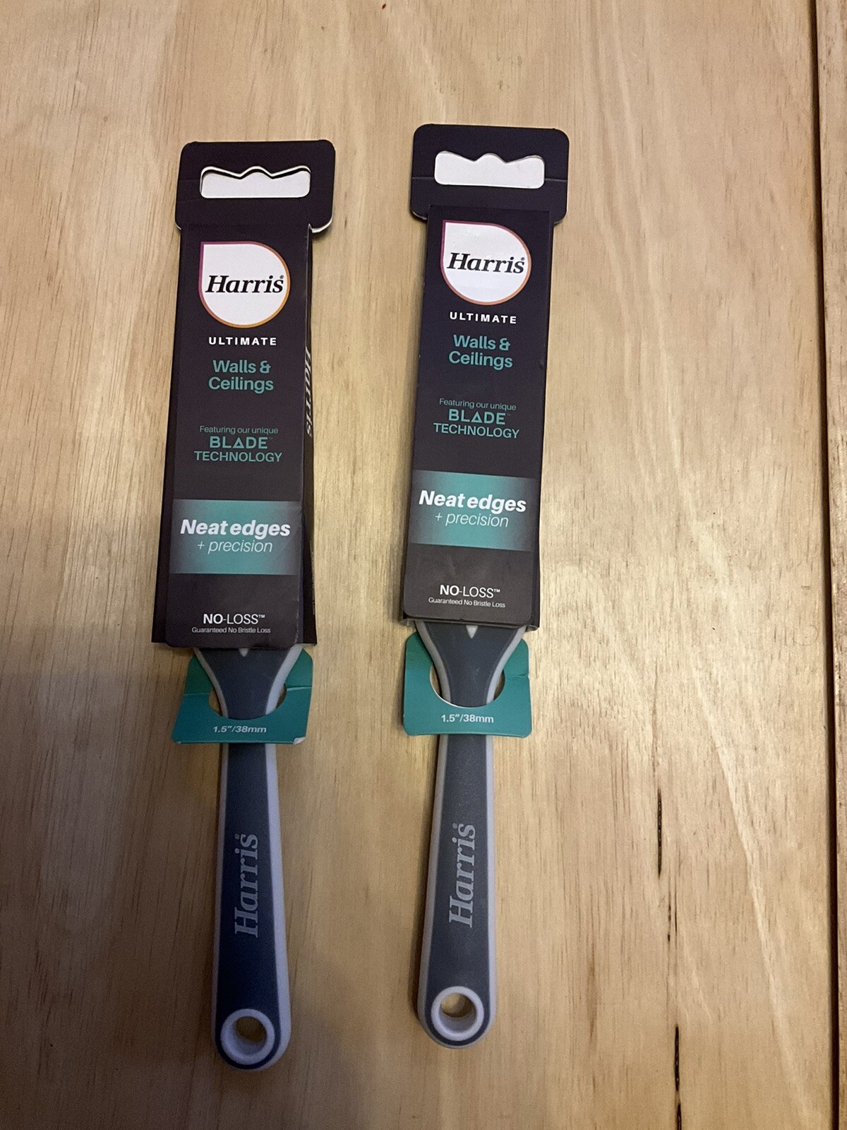 2x Harris Ultimate Wall & Ceiling Blade Paintbrush 1.5in 103011015