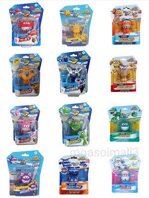 Super Wings Season 5 Super Power Mini Transformer Robot Figure Toy