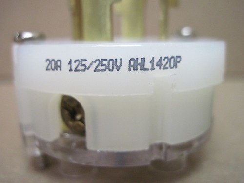 Arrow Hart AHL1420P Ultra Grip Locking Cord Plug L14-20P 3P 4W 20A 125/250V - Picture 9 of 9