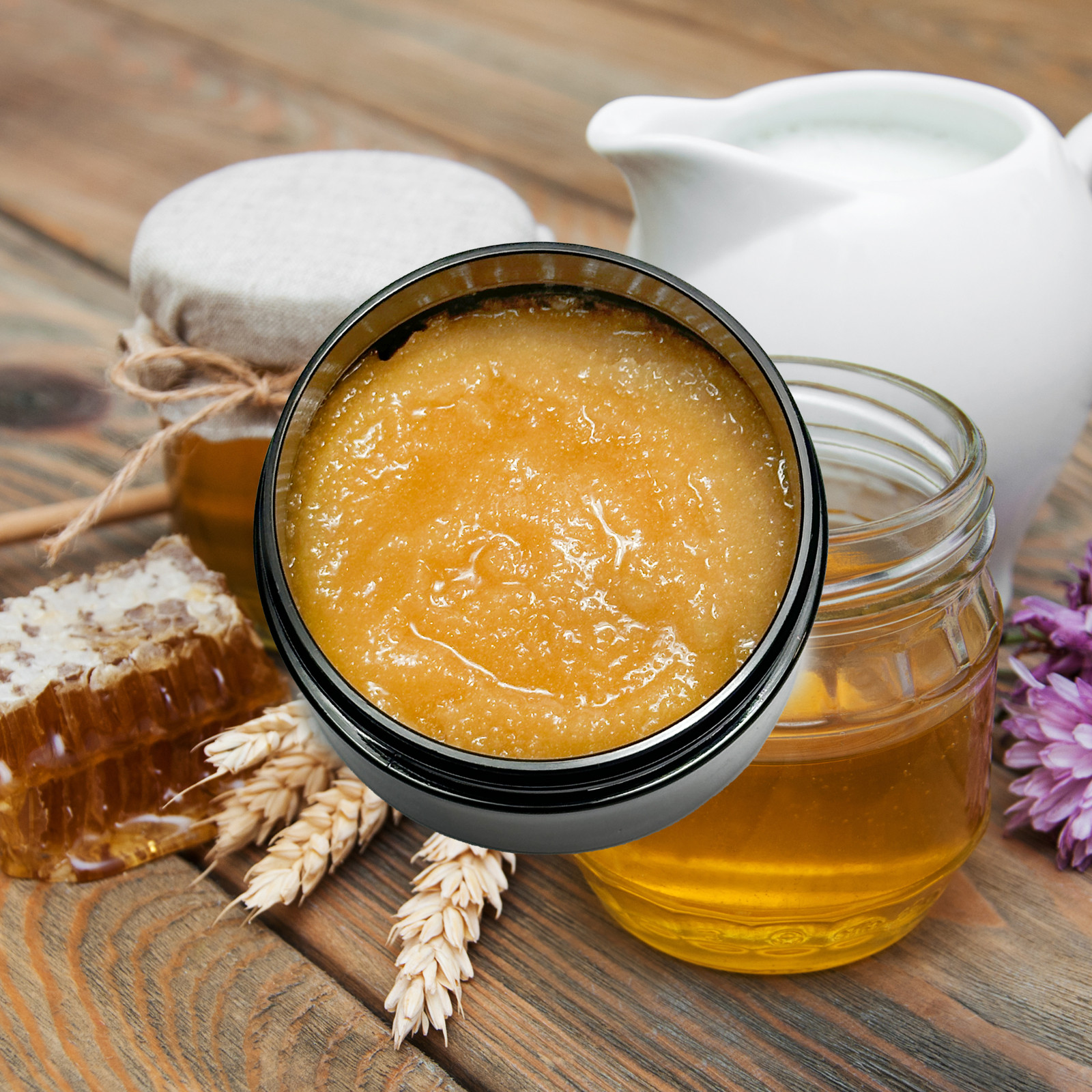 Milk and Honey Whipped Shea Sugar Scrub Cocoa Butter Vitamin E | 5 oz