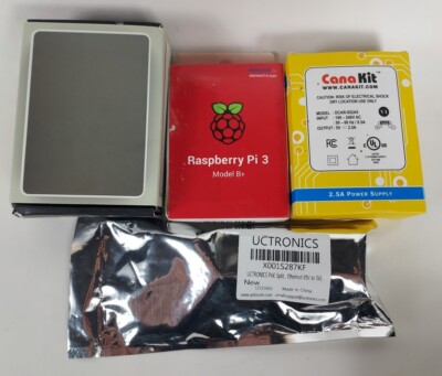 Raspberry Pi 3 Model B+ W/ FLIRC Case, PoE Splitter and Cana Kit Power Supply