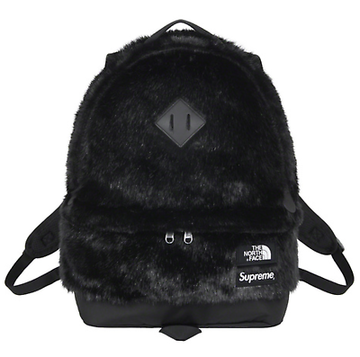 New Supreme x The North Face Faux Fur Backpack Black Bag New Supreme x The North Face Faux Fur Backpack Black Bag