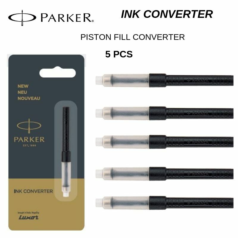 5 X Parker Quink Ink Convertor Piston Fill Ink Convertor FOR PARKER FOUNTAIN PEN