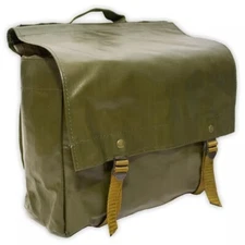 Czech Military Olive Drab M-85 Bag W Shoulder Strap Water-Resistant 10.5"x 9"x 5