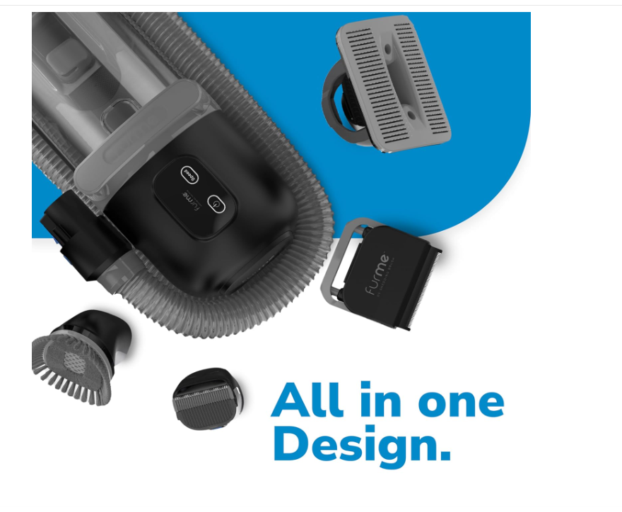 Pet Grooming Vacuum Kit w/ 5 Tools & 1L Canister for Dogs & Cats eBay