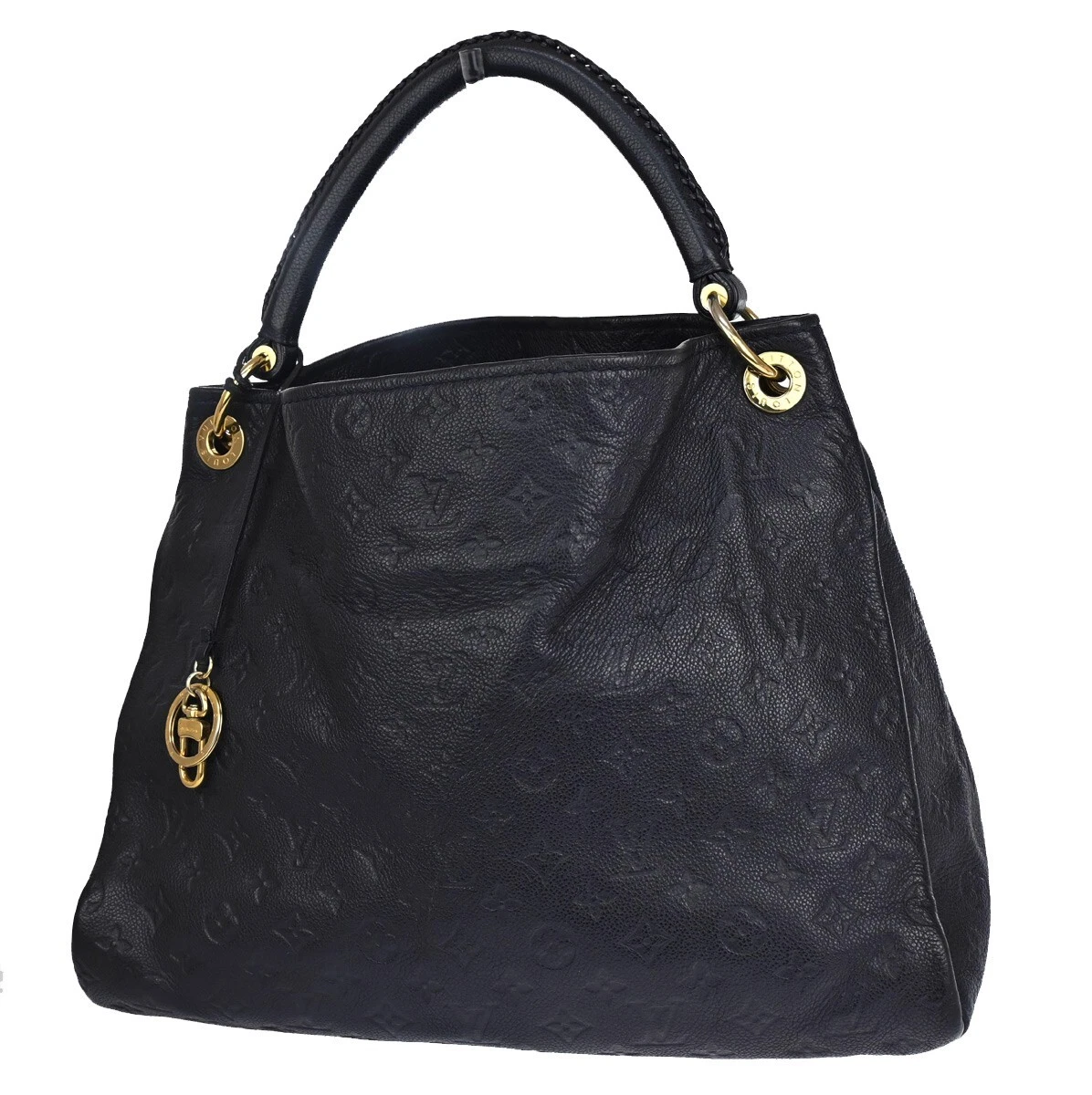 Louis Vuitton Navy Blue Monogram Empreinte Leather Artsy MM Bag