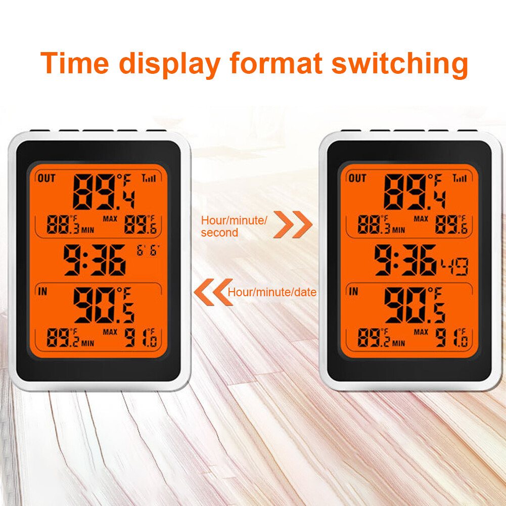 Sxhlseller WiFi Digital Clock With LCD Display - Shows Crypto, Weather,  Calendar, Temp, Desk Decor