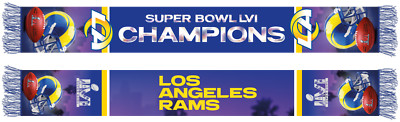 NFL Schal Los Angeles Rams Fanschal Scarf SuperBowl Champions LVI Super Bowl