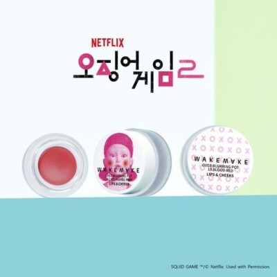 WAKEMAKE Over Blurring Pot 3.5g #12 #13 Squid Game Collaboration + GIFT K-Beauty