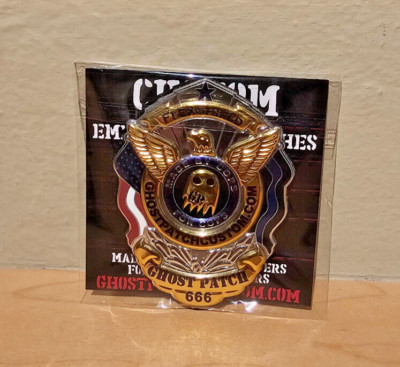 SHOT Show 2024 Ghost Patch Flex Shield Badge Tactical PVC Patch NIP | eBay