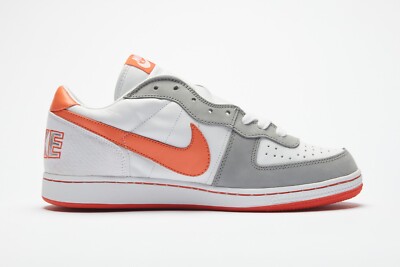 DEADSTOCK Nike Terminator Low WHITE/ORANGE - GRAY SZ. 12W/10.5M 