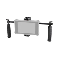 CAMVATE DIY Monitor Cage Kit w/ Dual Rubber-covered Handgrip & Light Stand Head