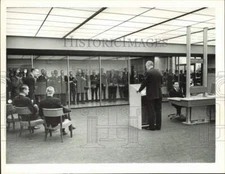 1962 Press Photo Executives at the Eastern Airlines Reservation Center opening