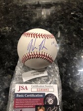 Heliot Ramos Autographed Signed MLB Baseball w/ JSA COA Inscription 1st Rd Pick