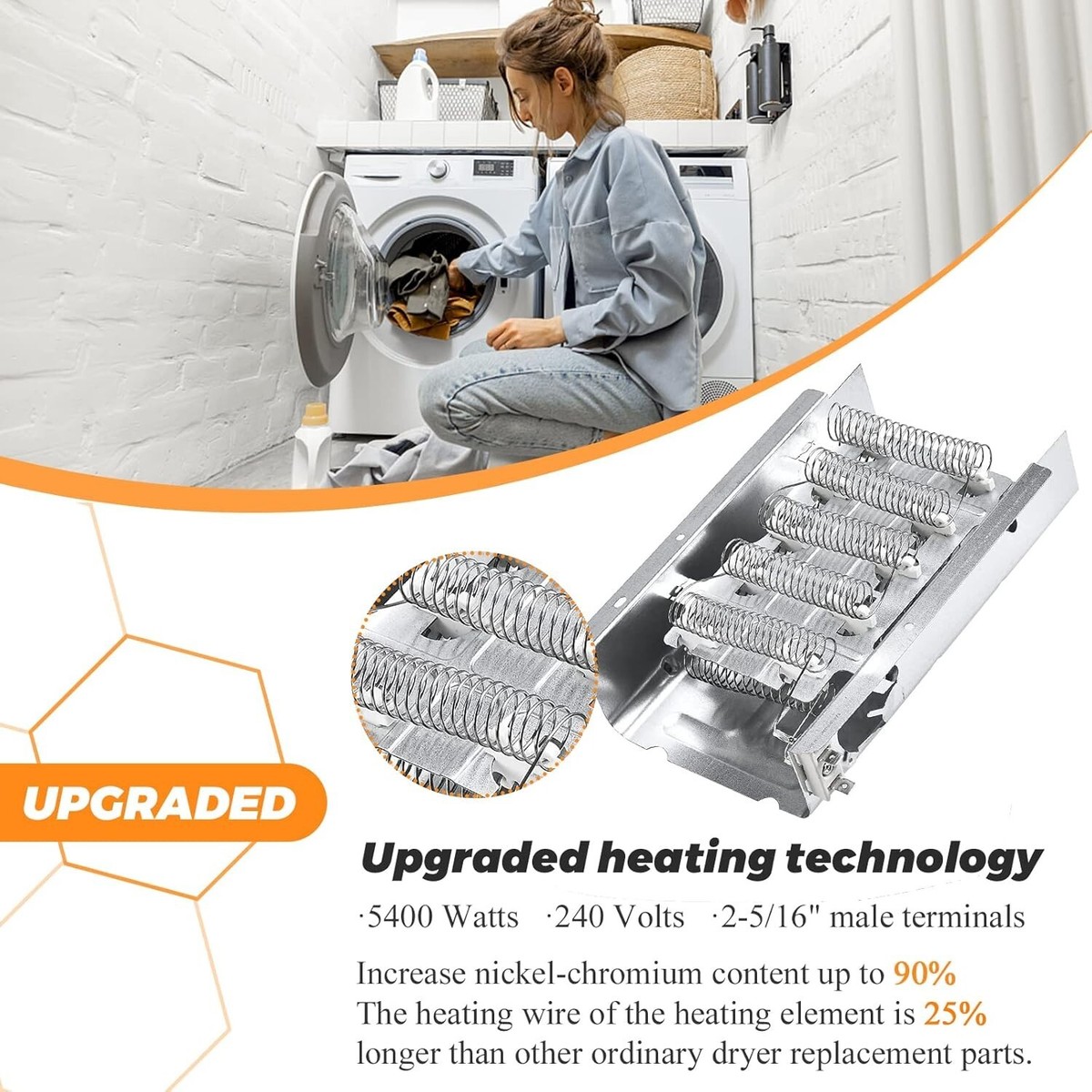 Ricambio riscaldatore 1,5 kw per vasca idromassaggio 919404731. Bagno e