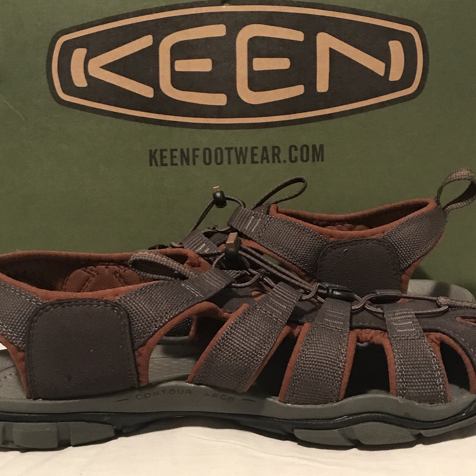 NEW KEEN Sandali CNX Uomo Taglia 10 5 M Clearwater Impermeabili Lavabili 1014456
