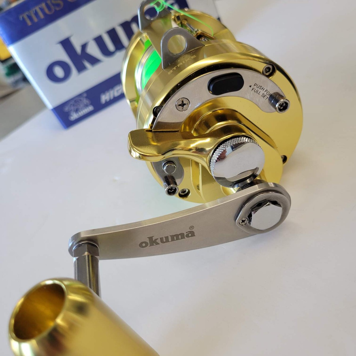 【大物釣り　3回使用美品】 okuma TITUS TG 15 II 両軸リール 大物釣り 3回使用美品】 okuma TITUS TG 15 II 両軸リール Okuma