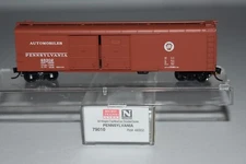 N Scale MTL 79010 Pennsylvania 50' Double Door Boxcar 48302 C46149