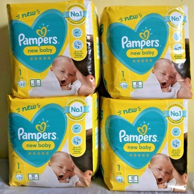 pampers size 1 22 pack